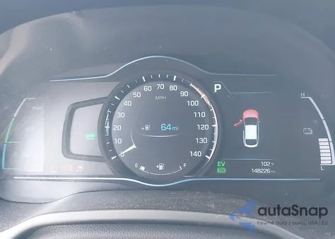 2017 Hyundai Ioniq Hybrid Limited z USA, uszkodzony, nr VIN KMHC85LC5HU027669